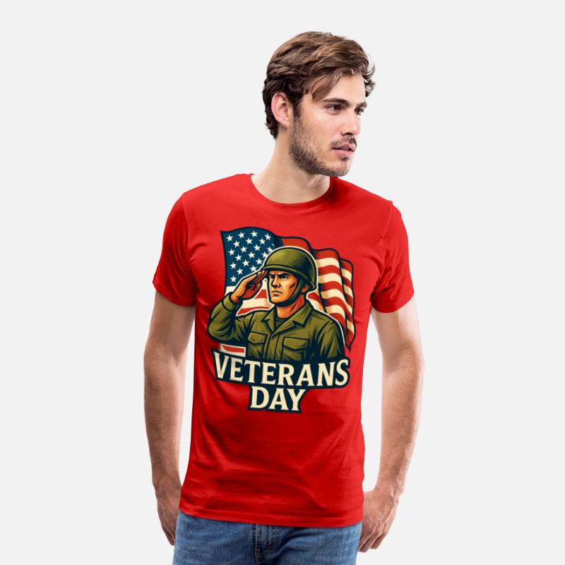 Veterans Day Tribute T-Shirt Design