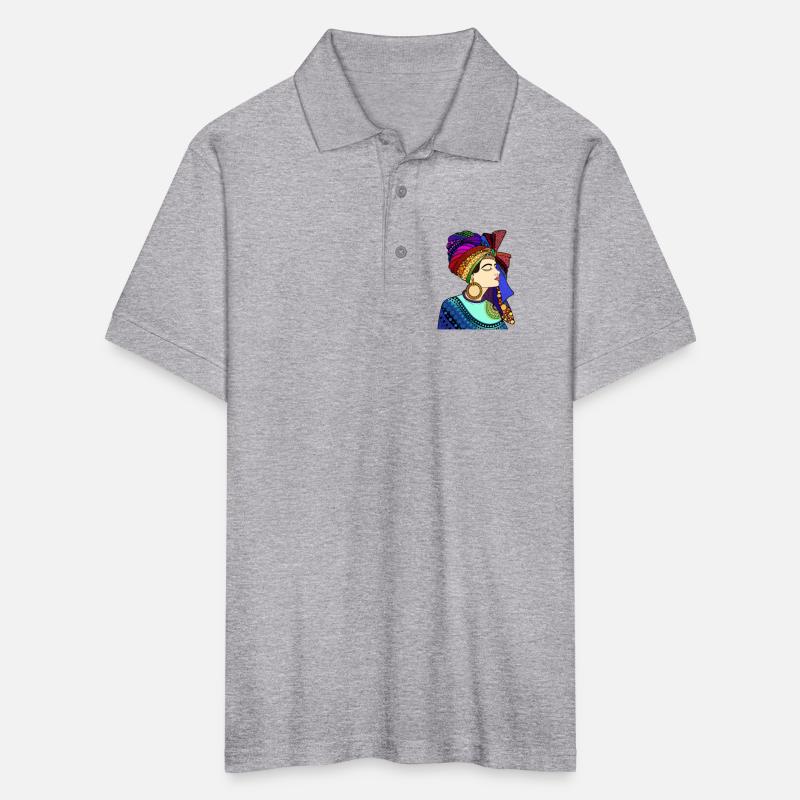 Vibrant Cultural Pattern Portrait