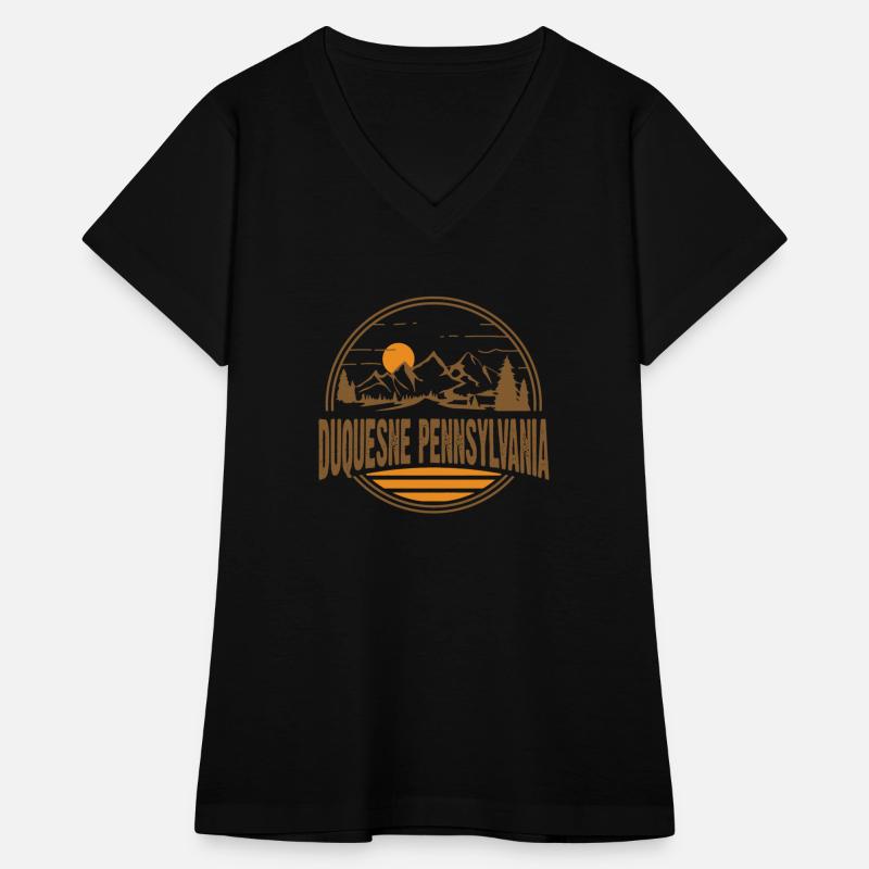 Vintage Duquesne Pennsylvania Mountain Print