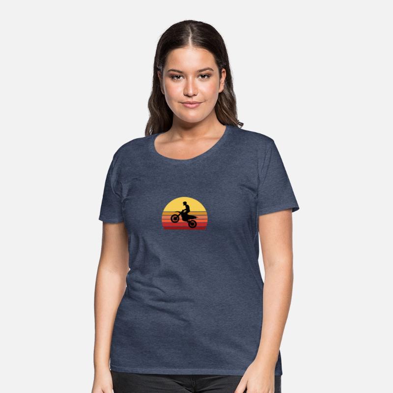 Vintage Sunset Dirt Biking Motocross