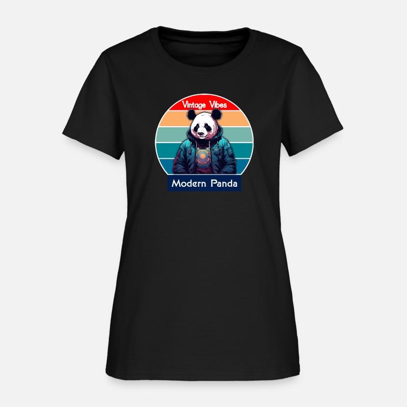 Vintage Vibes Modern Panda