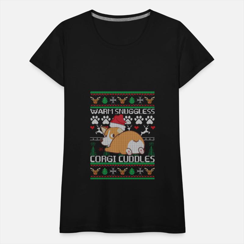 Warm Snuggles Corgi Cuddles Funny Christmas