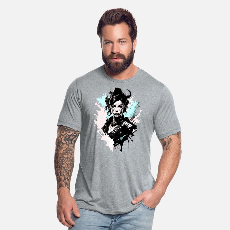 Warrior Woman with Splash