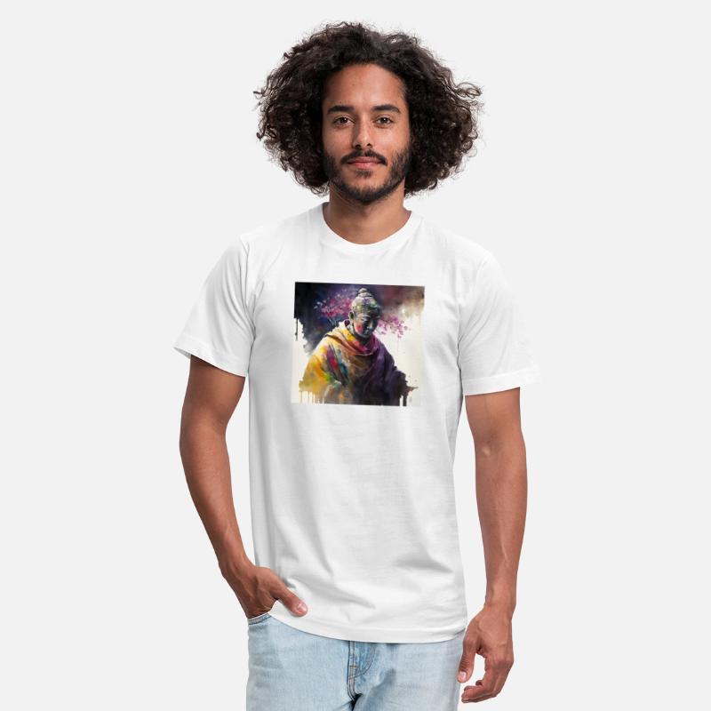 water color painting of korean buddha