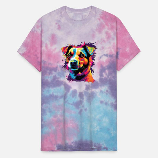 Watercolor Colorful Jack Russell Terrier