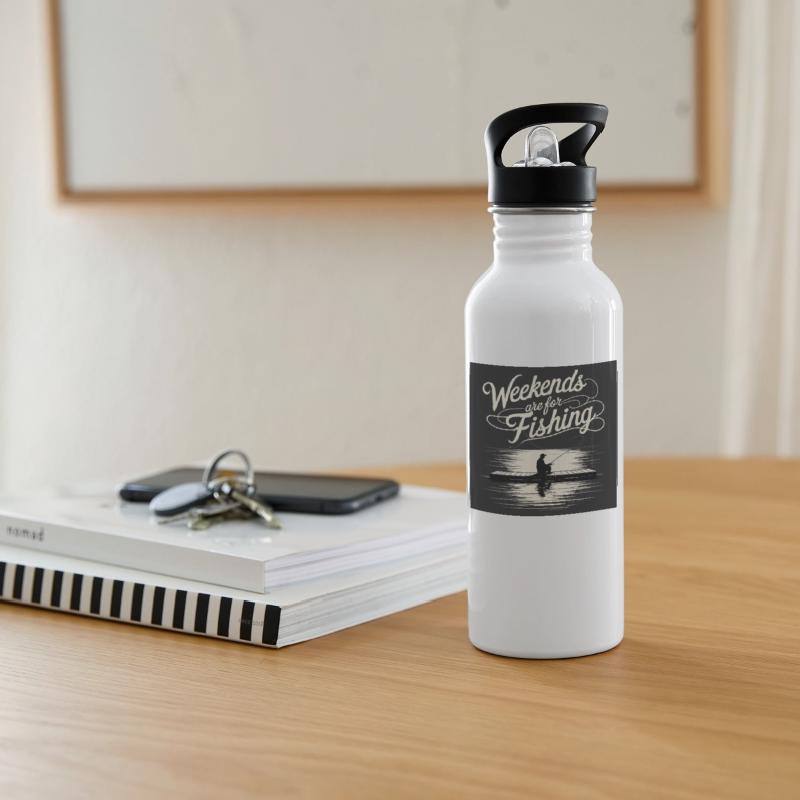 Weekend Fishing Silhouette Design