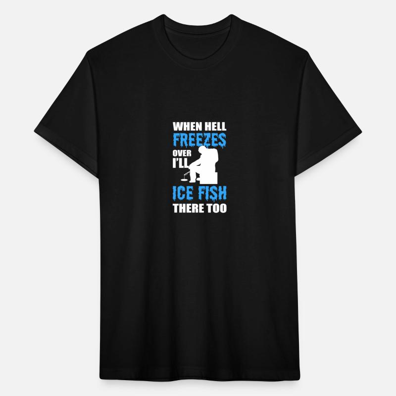 When Hell Freezes Fish Lover And Fisher Gift