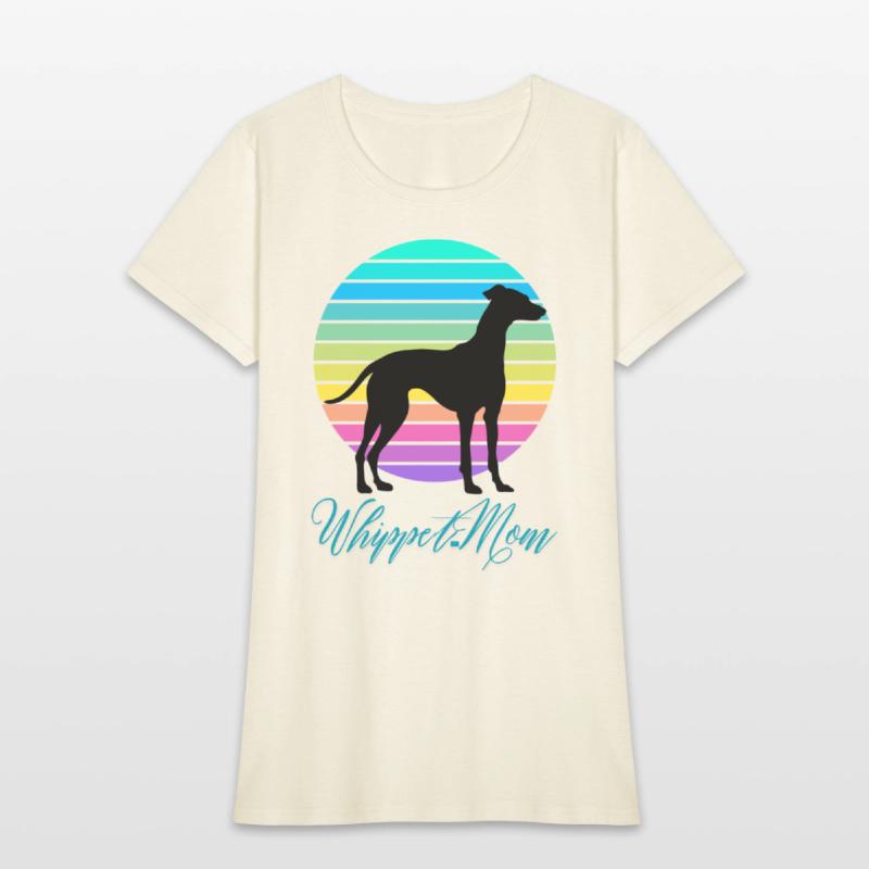 Whippet Mom Colorful Canine