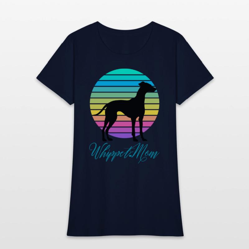 Whippet Mom Colorful Canine