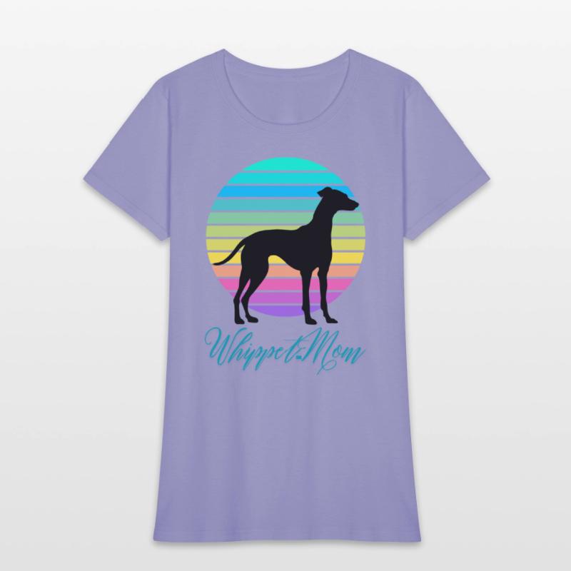 Whippet Mom Colorful Canine