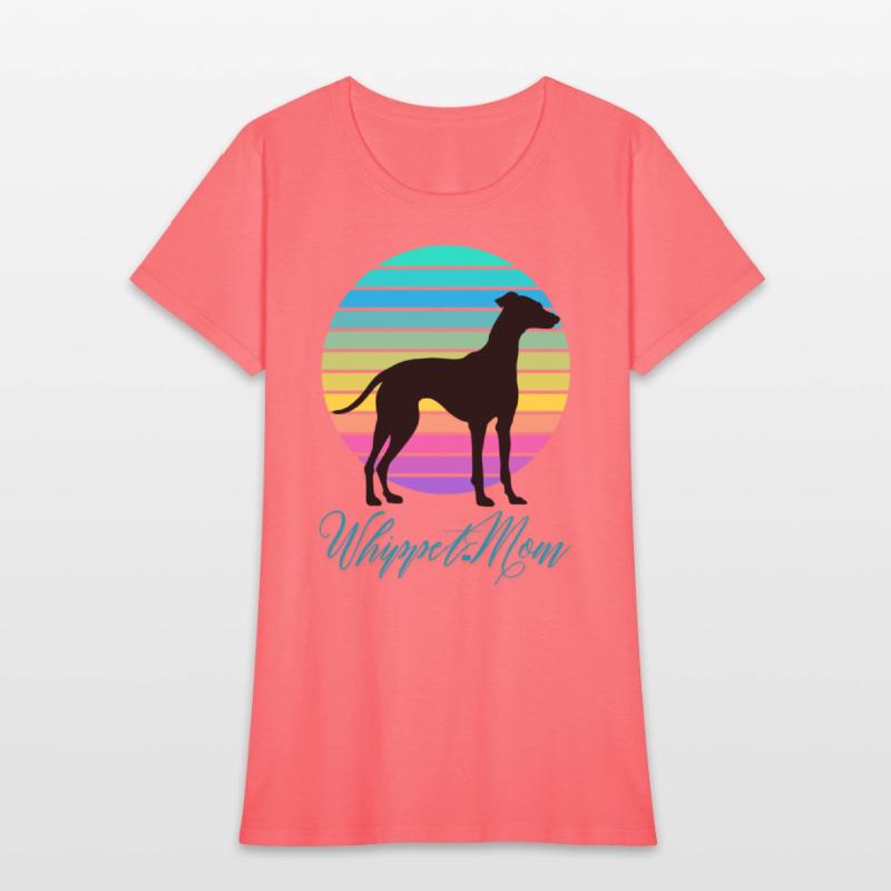 Whippet Mom Colorful Canine