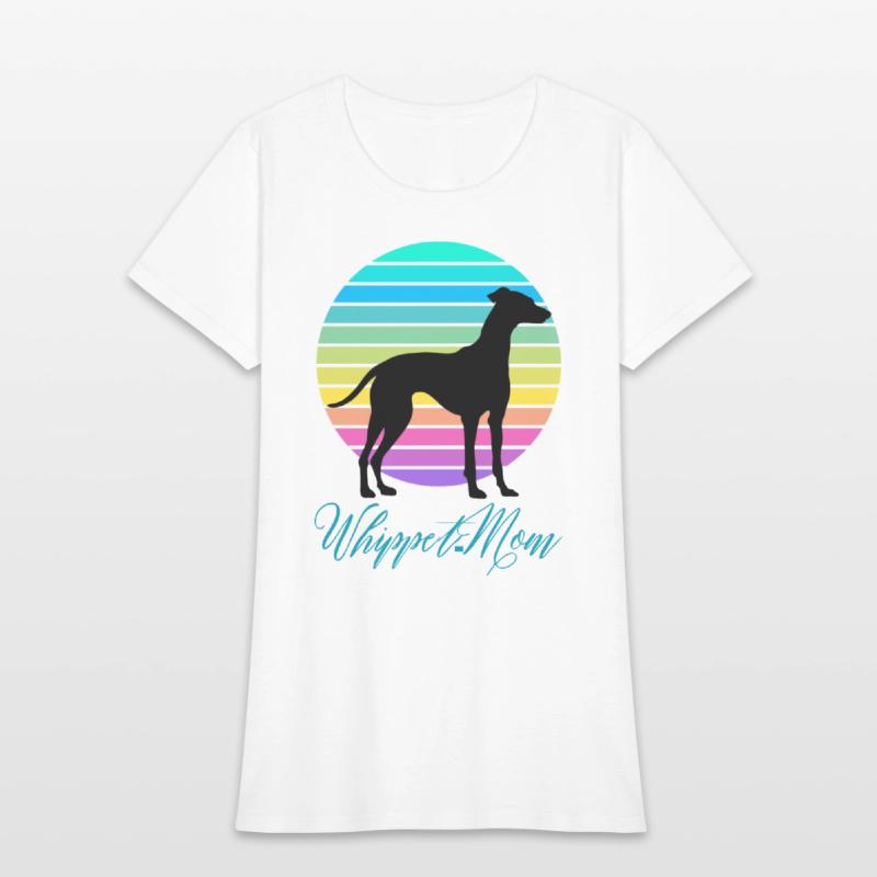 Whippet Mom Colorful Canine