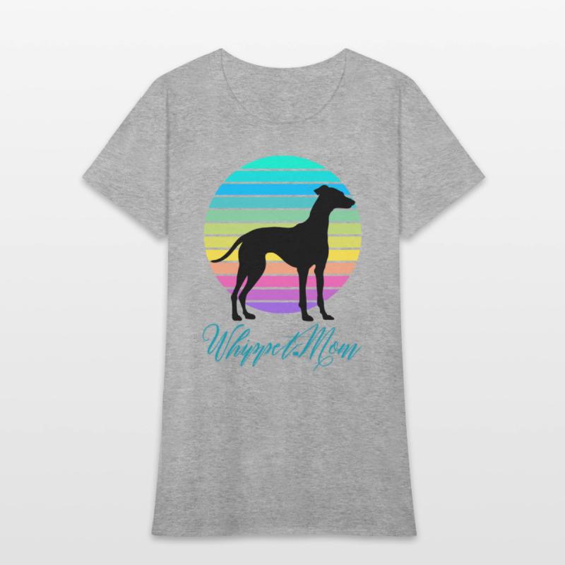 Whippet Mom Colorful Canine