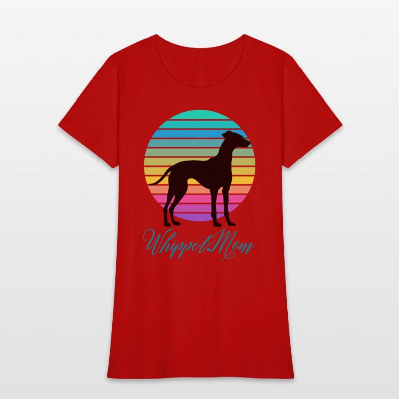 Whippet Mom Colorful Canine