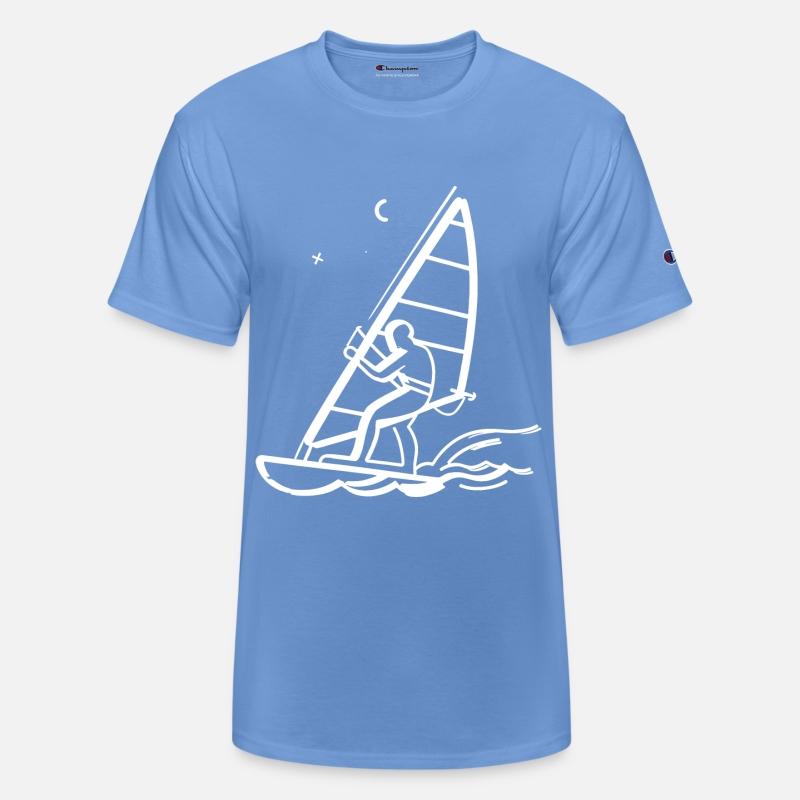 Windsurfing Line Art