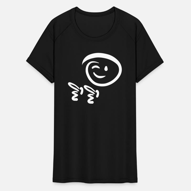 Winking smiling face showing finger guns. Emoticon