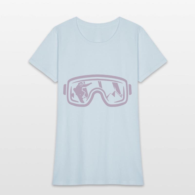 Winter Magic on the Snowboard: Silhouette