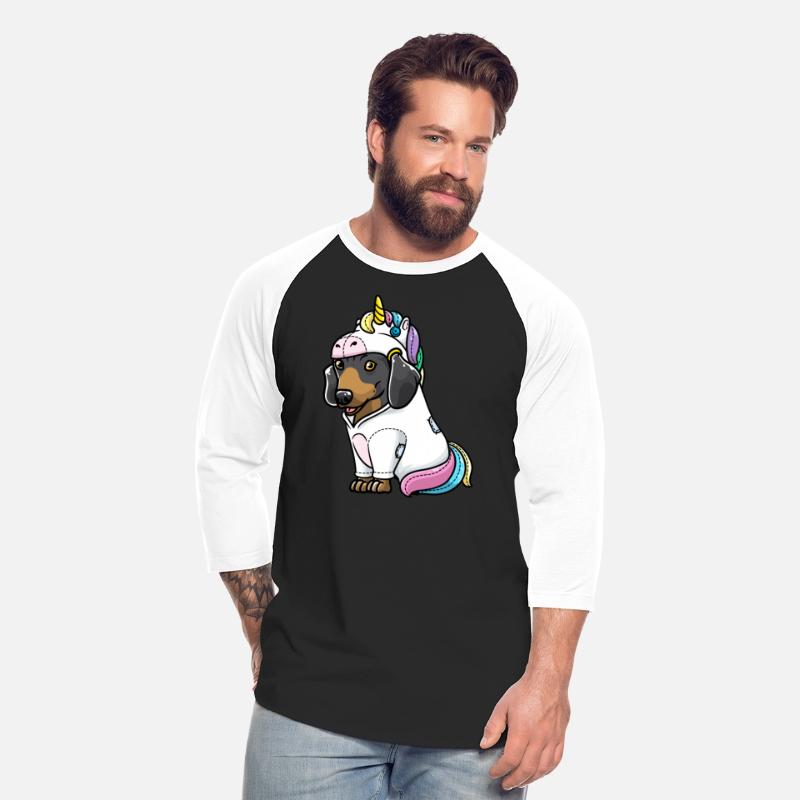 Wire-Haired Dachshund Dog In Unicorn Costume