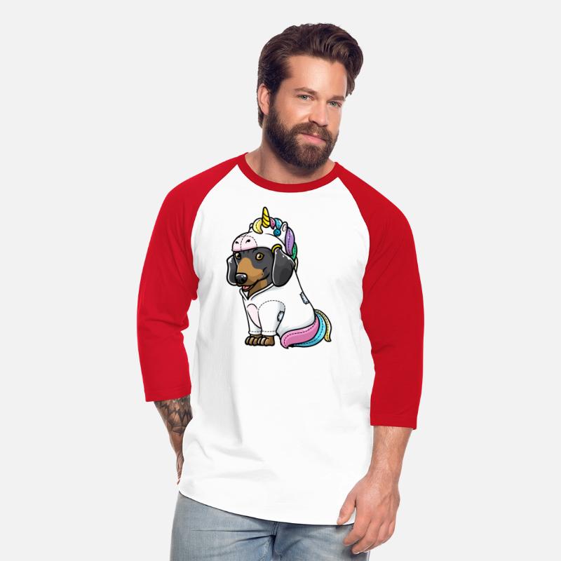 Wire-Haired Dachshund Dog In Unicorn Costume