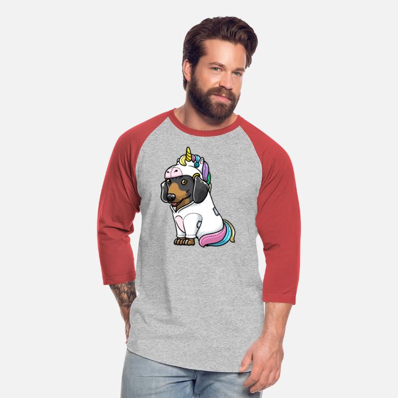 Wire-Haired Dachshund Dog In Unicorn Costume