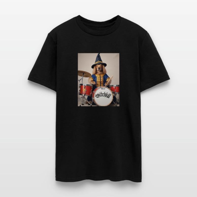 Witchkill Dog Playing Drums