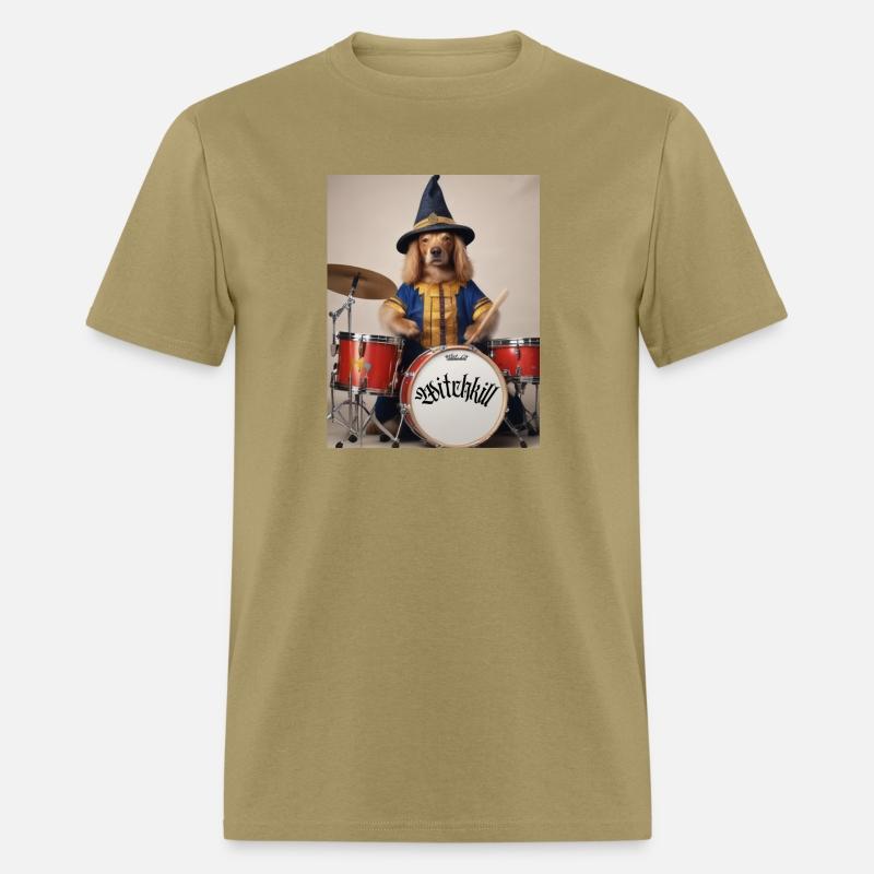 Witchkill Dog Playing Drums