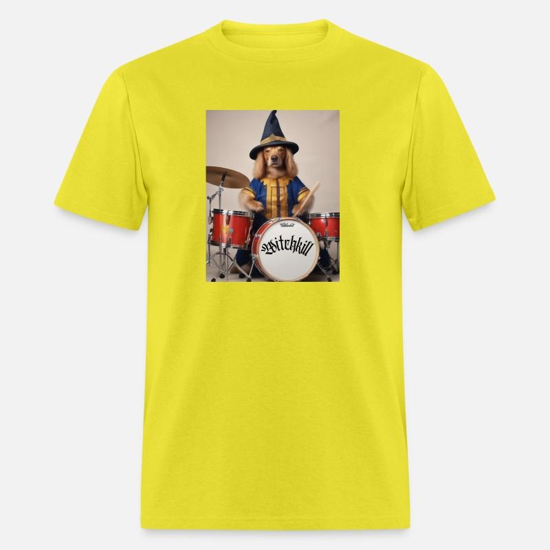 Witchkill Dog Playing Drums