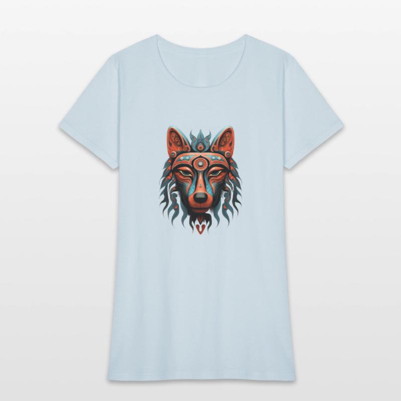 Wolf Haida Totem Art Native American Indigenous