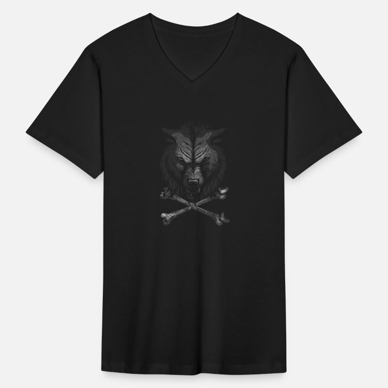 Wolf Skull and Crossbones