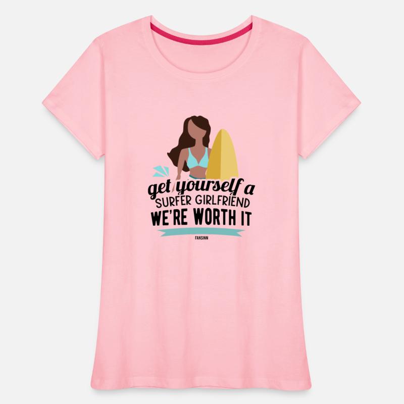 Woman surfboard swimming vacation