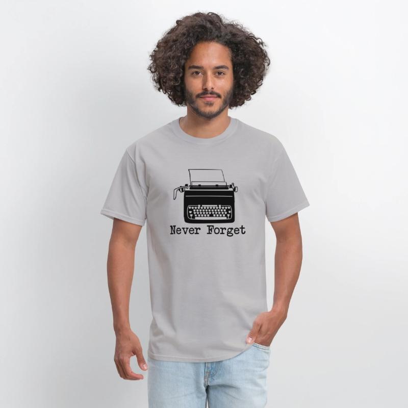 Writer'S Never Forget Typewriter Retro Keyboard