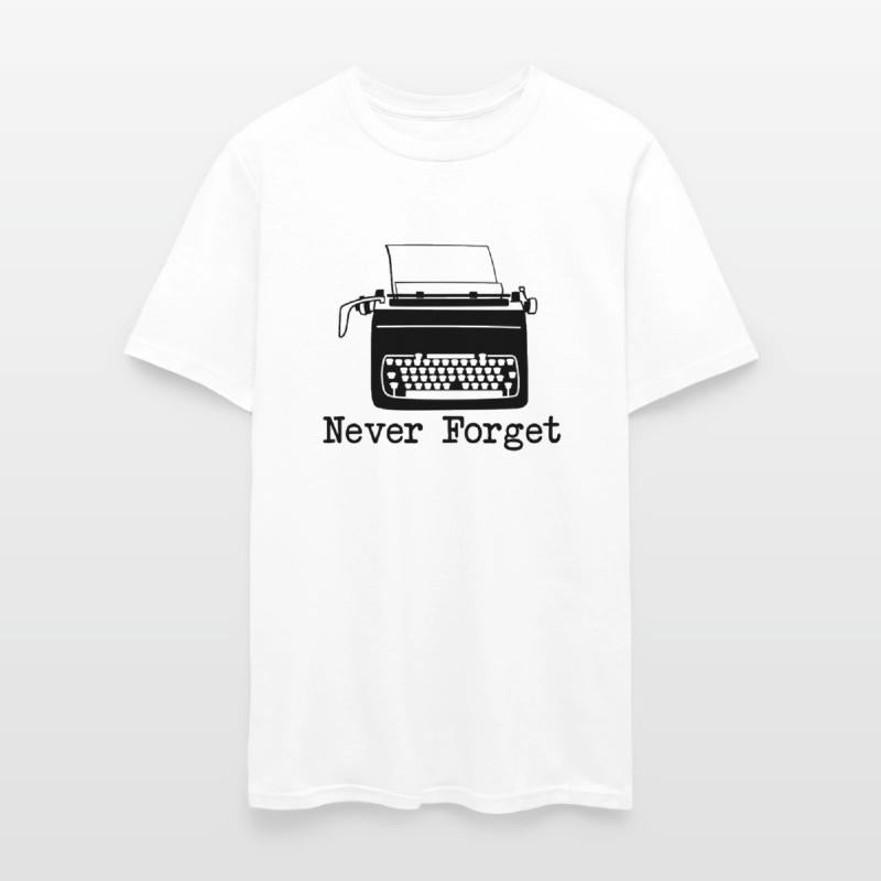 Writer'S Never Forget Typewriter Retro Keyboard